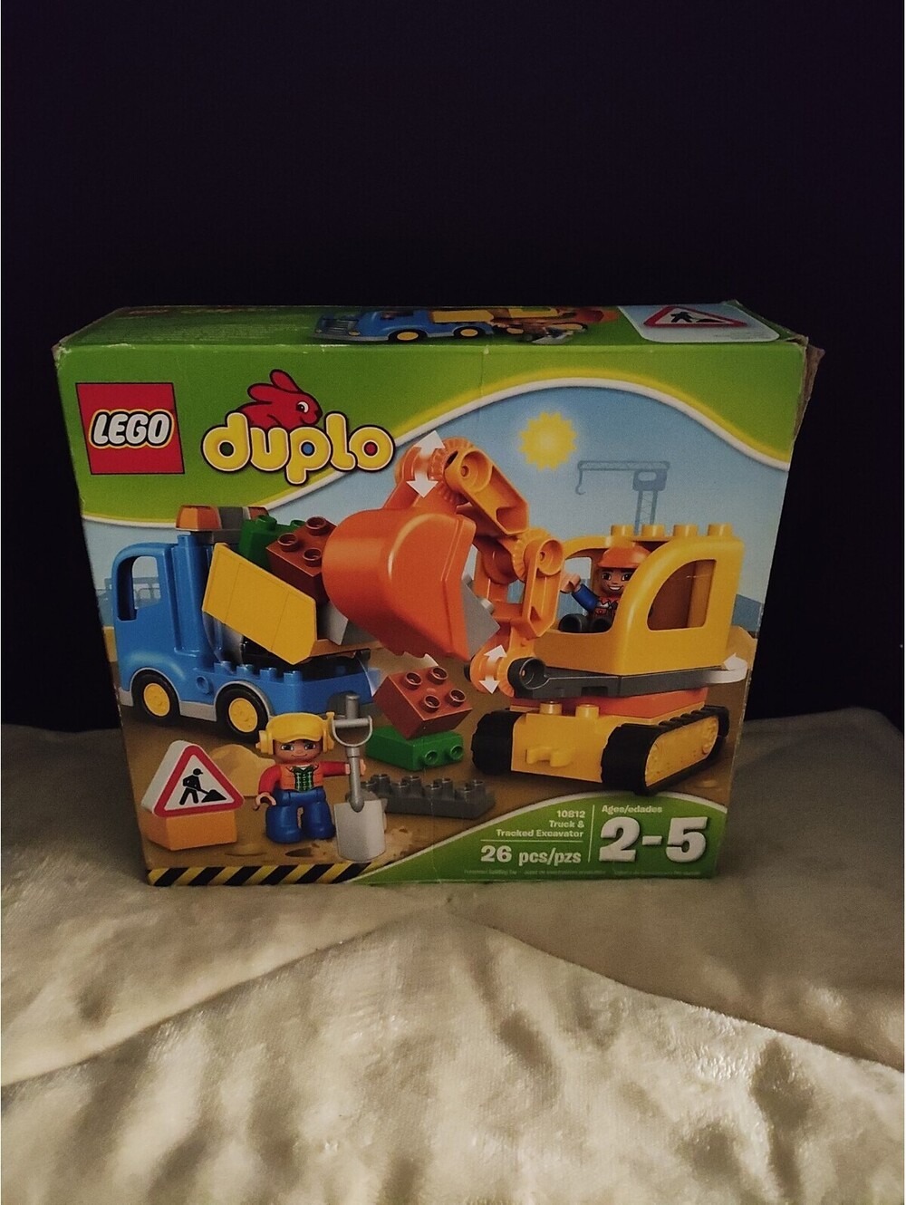 In Box Lego Duplo 10812 Retired Truck and Tracked Excavator Set Complete Sealed